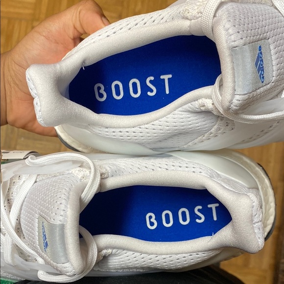 Adidas Ultra Boost 1.0 DNA Cloud White Green Running Sneakers - Picture 16 of 17